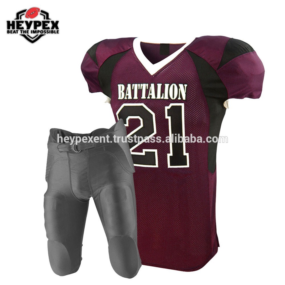Manufacturing Wholesales New Best Youth Tackle Twill American Football  Jersey Customized American Football Uniforms Set