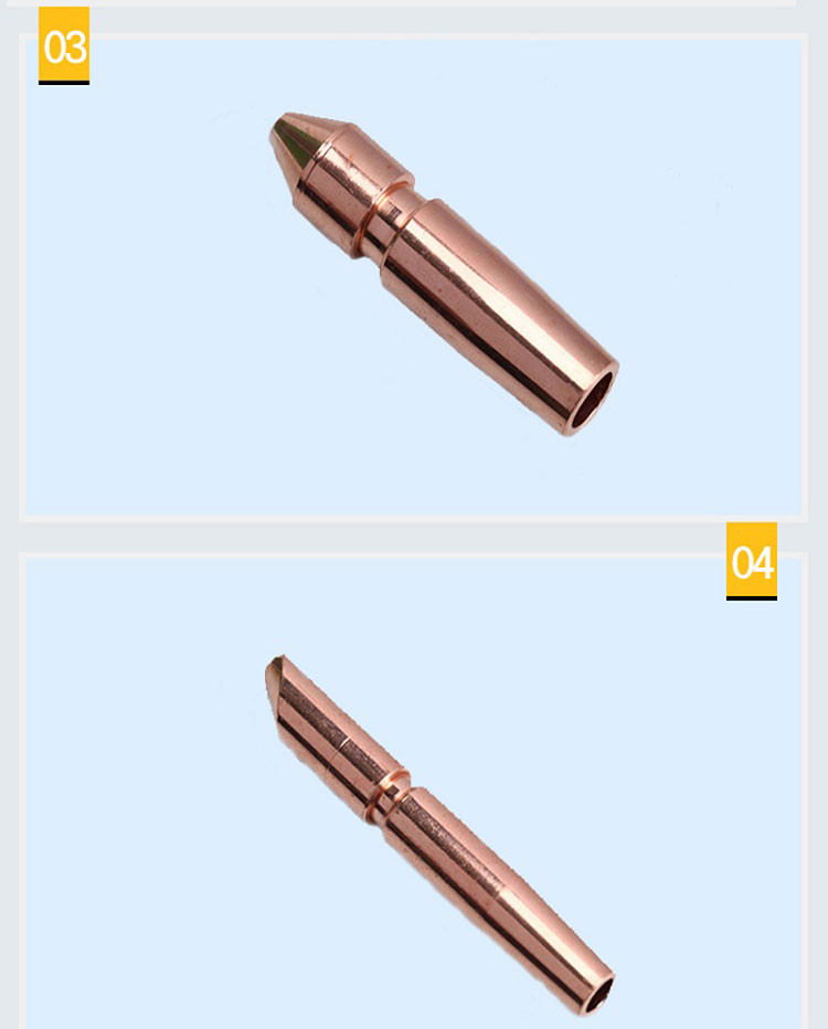 Point Electrode Buy Customized Electrode Head Zirconia Copper Electrode Cap Round Point ...