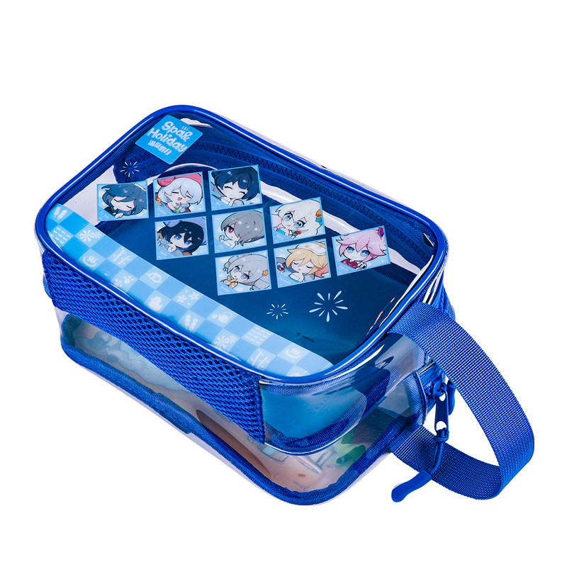 Buy Customized Logo Cute Cartoon Makeup Organizer Leather Cosmetic Bag