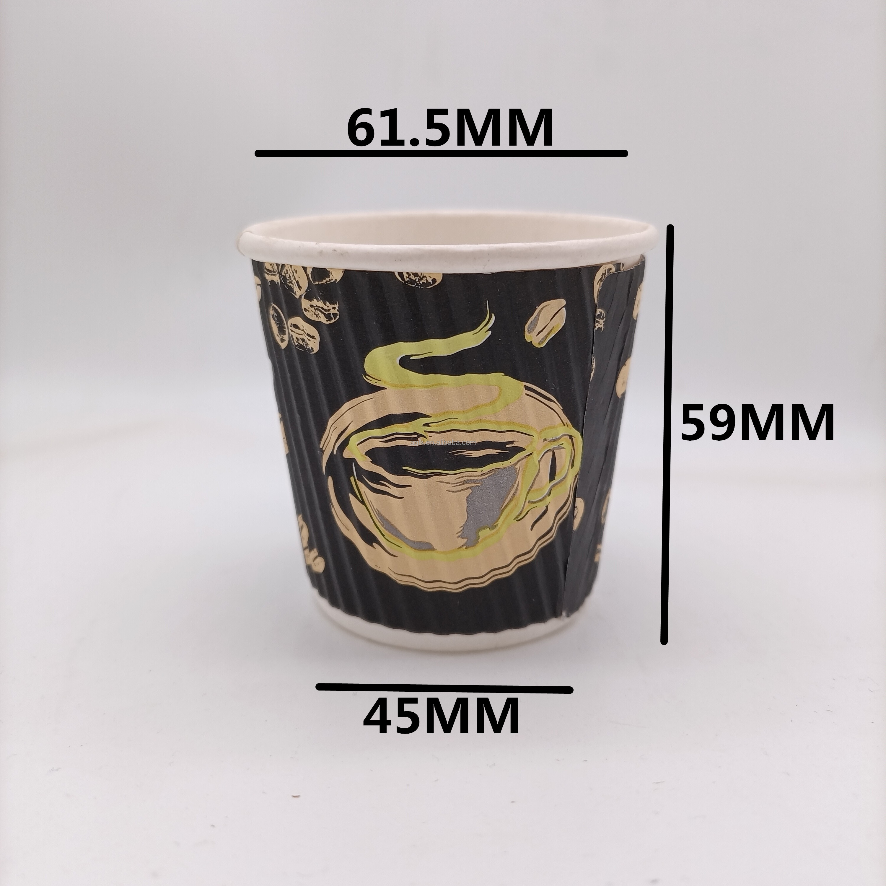 Buy Customized Printing 12oz Disposable Double Wall Coffee Paper Cup ...