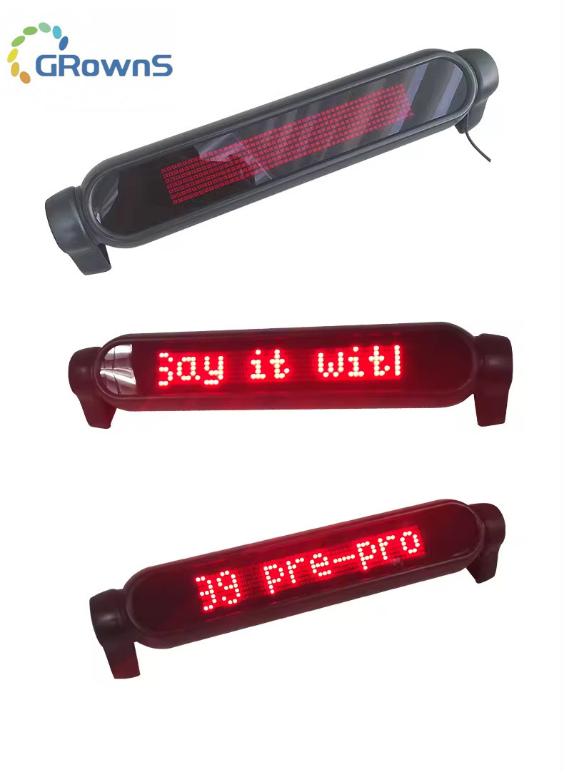 Buy D750 Running Scrolling Messages Moving Text Screen Led Car Display ...