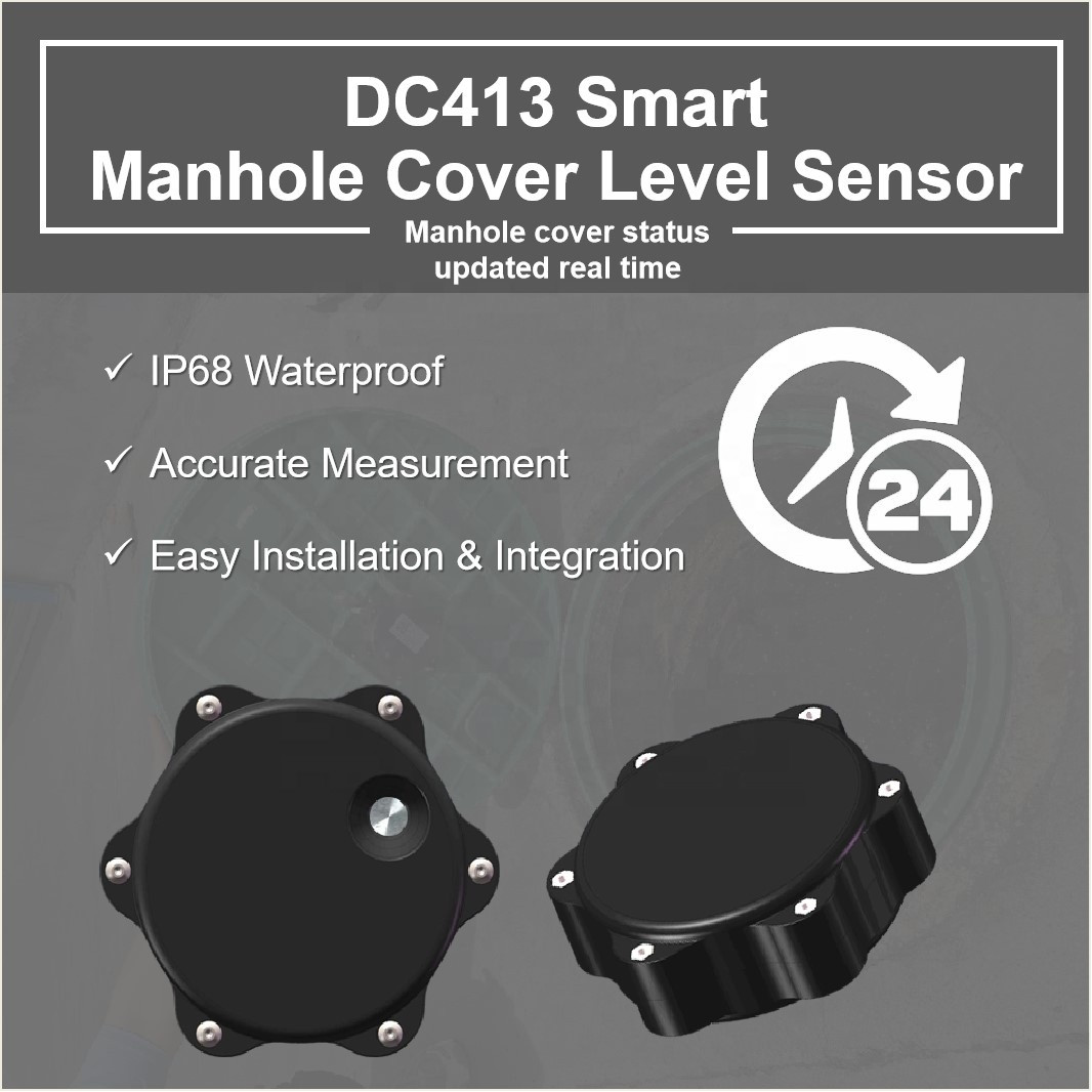 Buy Dc413 Manhole Sensors For Smart City Wireless Iot Cndingtek from ...