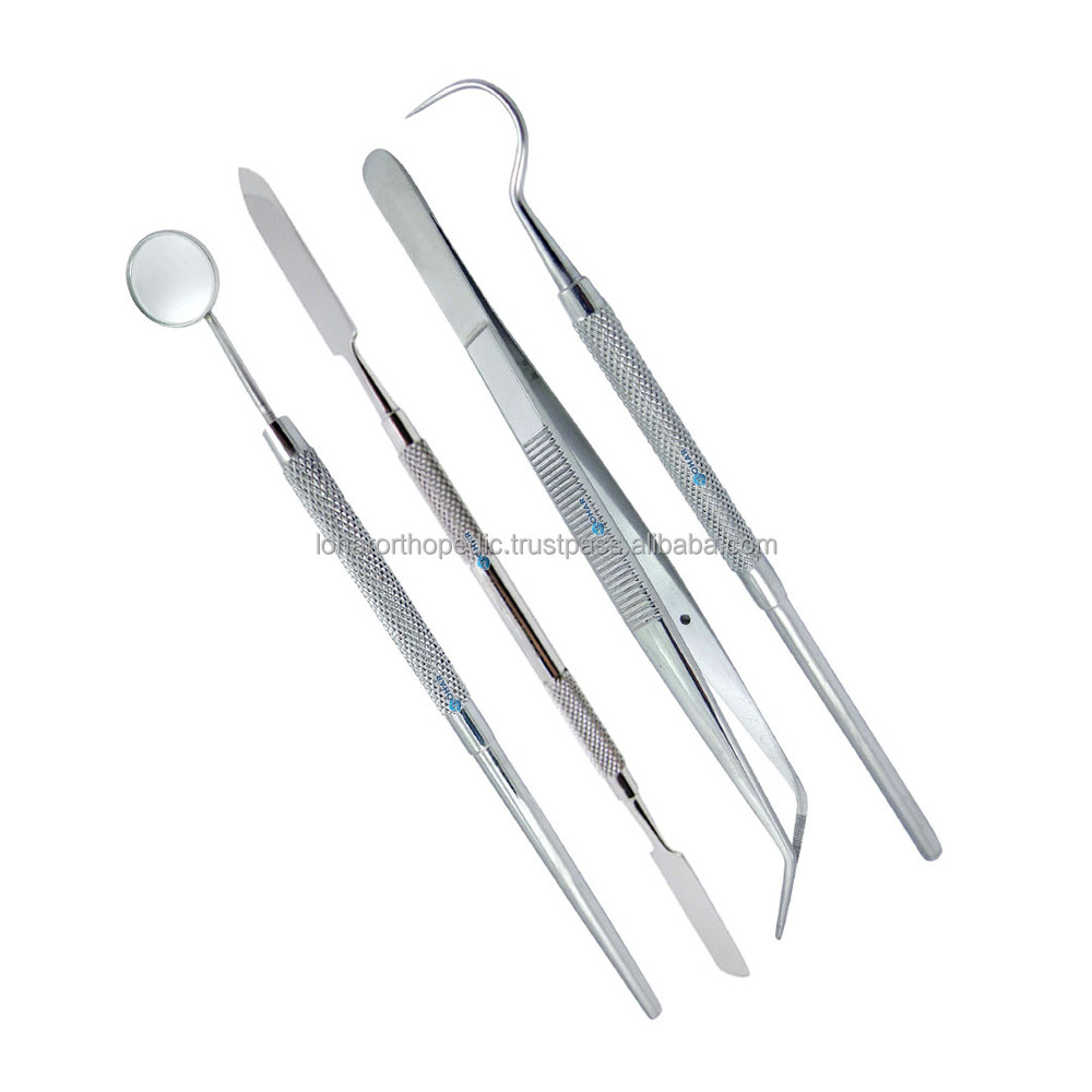 Buy Dental Examination Set Of 3 ,sickle Scaler U6/h7 ,mirror Handle ...