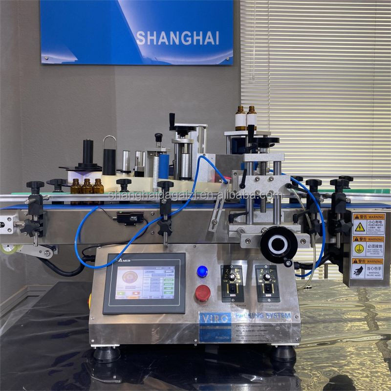 Buy Desktop Semi Automatic Sticker Labeling Applicator Machine For ...