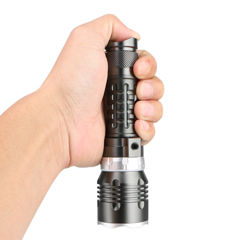 Es Super Bright Diving Flashlight, LED Submarine Waterproof Underwater Diving Torch Light Dive Torch