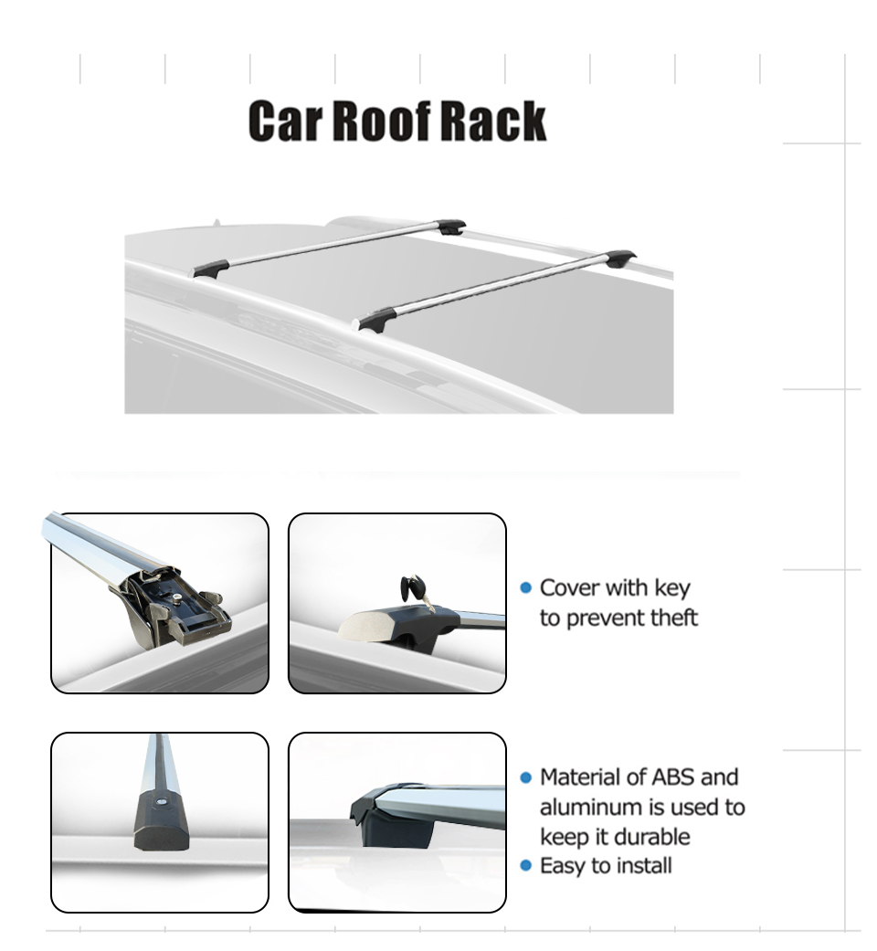 Tail Rack Car Buy Diy Car Roof Rack Aluminium Alloy Mount Kit Cargo Basket Cargo ...
