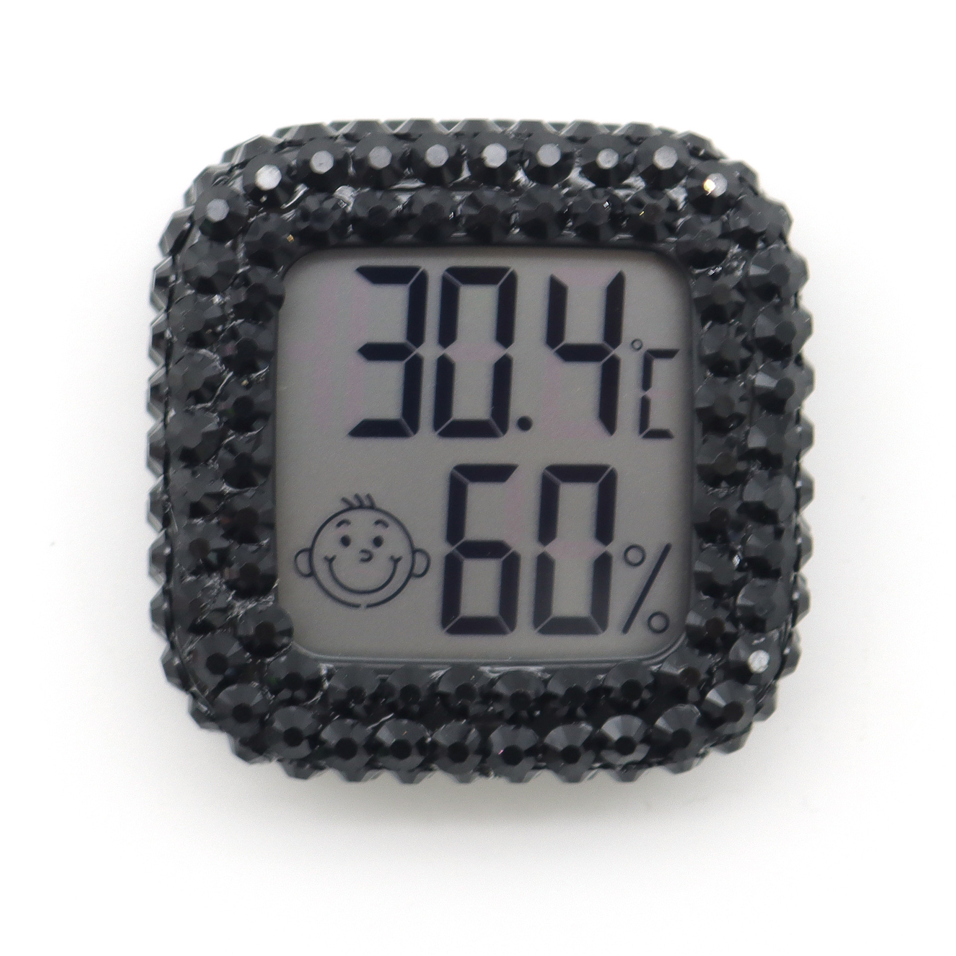 Buy Diy Small Rhinestones Digital Hygrometer Eyelash Extension Beauty ...
