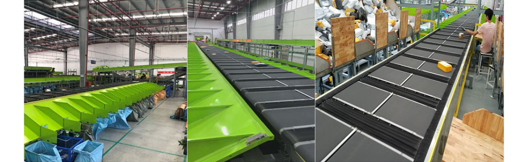 Buy Double Ring Sorter Logistics Belt Conveyor Ring Cross Belt Cross ...