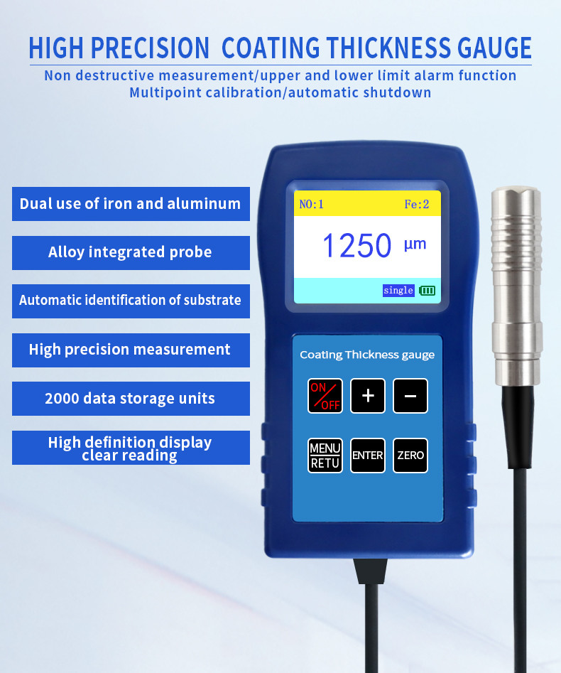 Buy Dr280 Coating Thickness Gauge Meter Car Paint Gauge Fe/nfe 2 In One ...