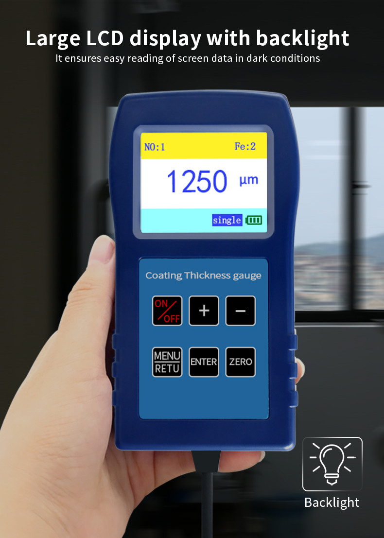 Buy Dr280 Coating Thickness Gauge Meter Car Paint Gauge Fe/nfe 2 In One ...