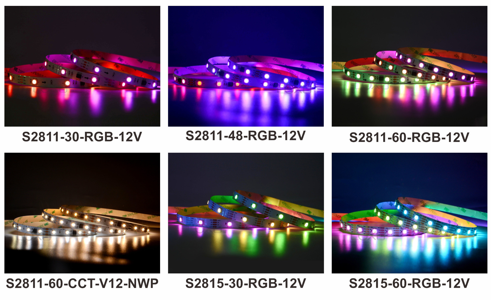 Buy Dream Color Led Strip Light Ws2815 With 60 Leds Rgb Color ...