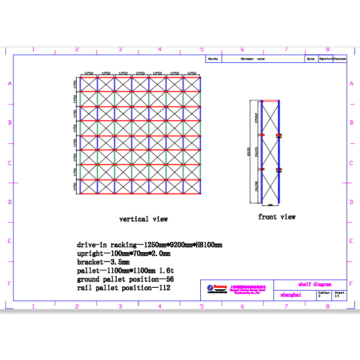 0cs07481 Rack Dimensions Buy Drive-in Racking System Warehouse Storage Racks Industrial Shelves ...