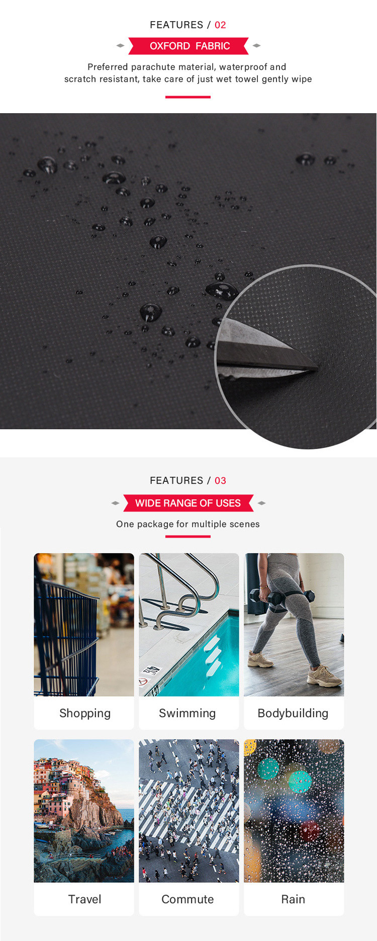 Buy Dry Wet Separation Fitness Travel Yoga Bag from Anhui Three Six ...