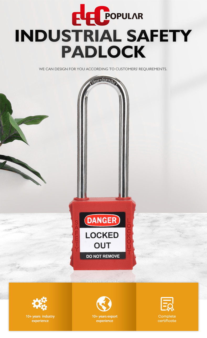 Buy Elecpopular New Types Steel Metal Shackle Abs Lock Body Plastic ...