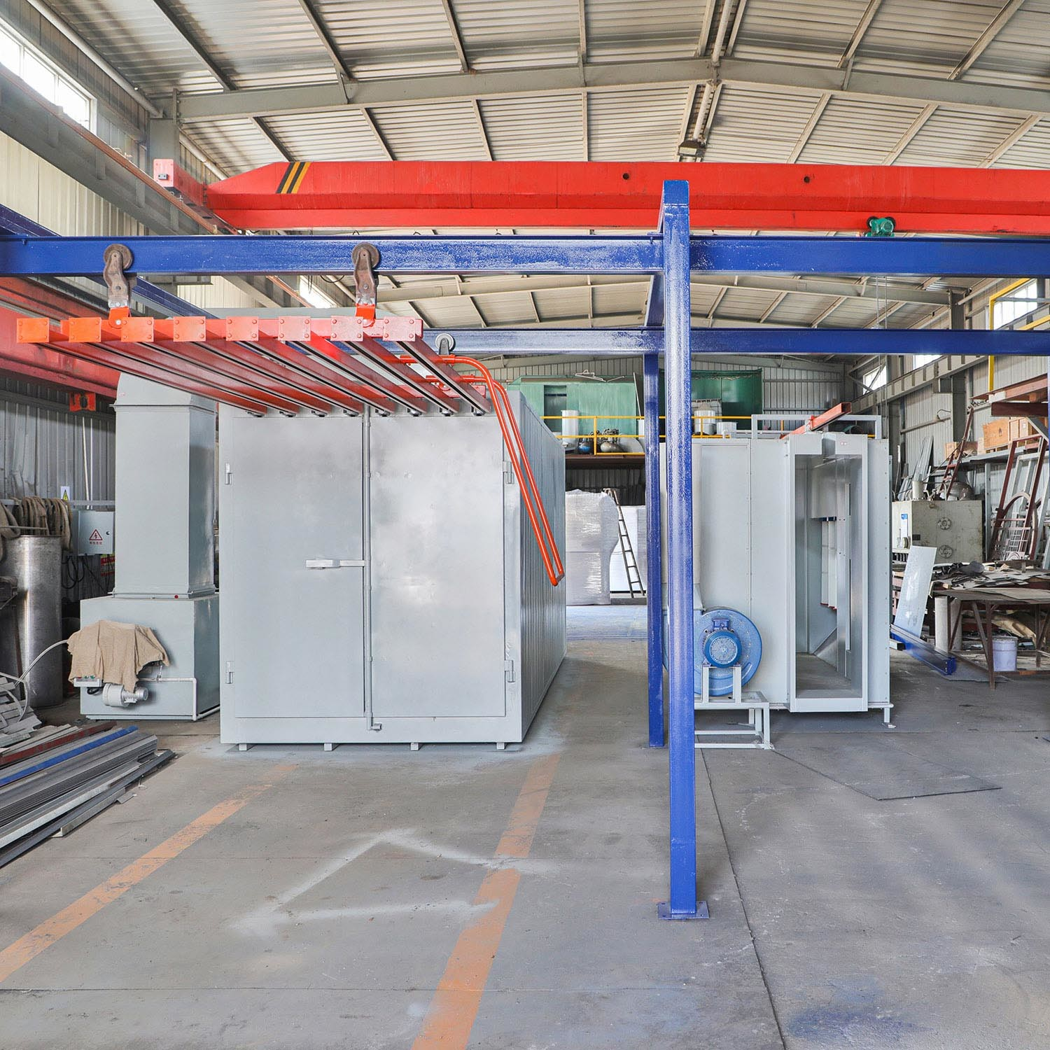 Buy Electrostatic Powder Coating Line Manual Color Coating System Metal ...