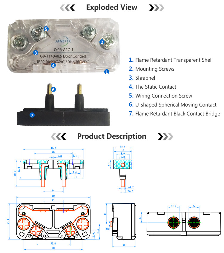 Buy Elevator Door Lock Contact Elevator Spare Parts Elevator from ...