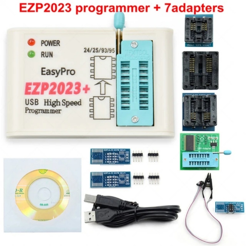 Buy Ezp2023+ High-speed Spi Flash Programmer 24/25/93 Bios 25t80 ...