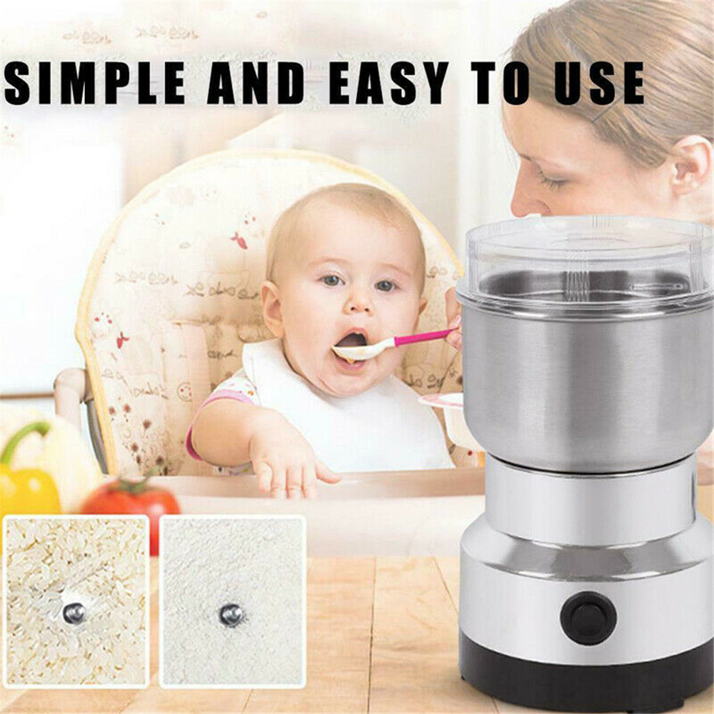 Electric Coffee Grinder Kitchen Grain Nut Bean Spice Grinder