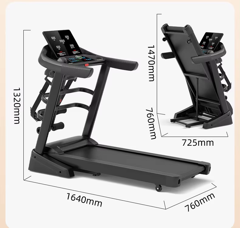 Buy Factory Popular Commercial Treadmill Gym Foldable Electric Led