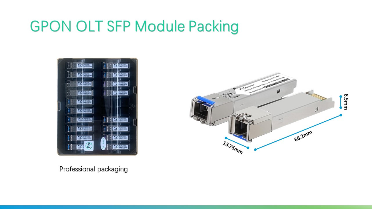 Buy Fiber Optic Module For Gpon Olt 1490nm/1310nm 20km Class C+++ 9 ...