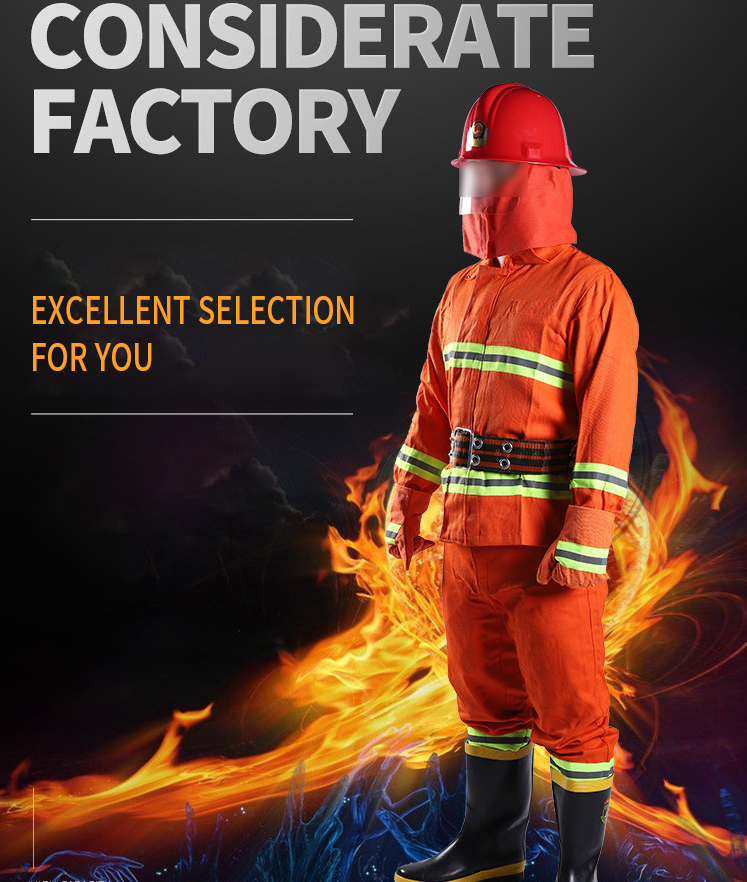 Buy Fire Fighting Suit/uniform Fireman Anti-corrosion Fire