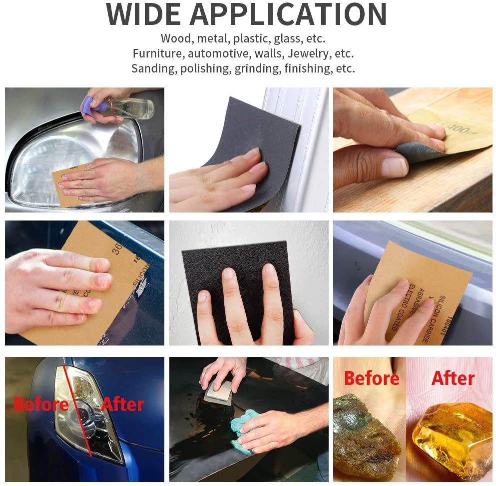 Buy Flag Brand Sand Paper Sheet High Quality Silicon Carbide Sandpaper ...