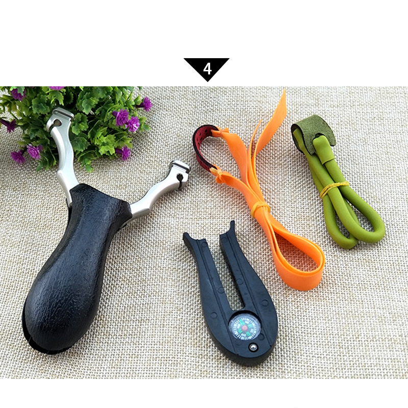 Buy Foldable Pocket Slingshot Bow Catapult For Outdoor Hunting