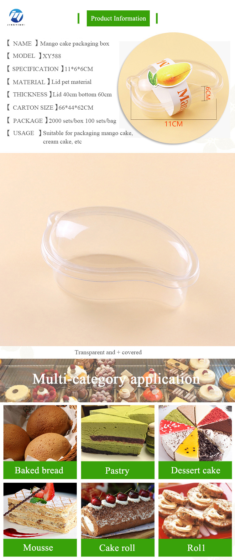 Buy Fruit Shaped Plastic Mango Box Pet Cake Packaging Box Wholesale ...