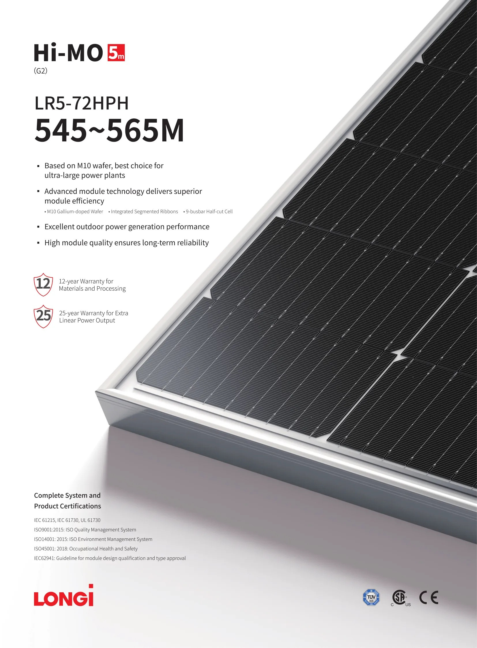 Buy Good Price Monocrystalline Solar Panels Longi Solar Module Himo 5 6 ...