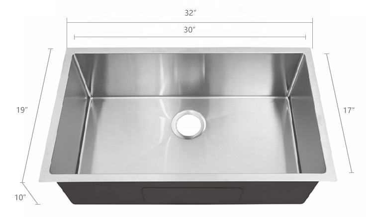 Rectangular Sinks Sizes Buy Handmade Kitchen Sink Stainless Steel Single Bowl Rectangular Sink ...