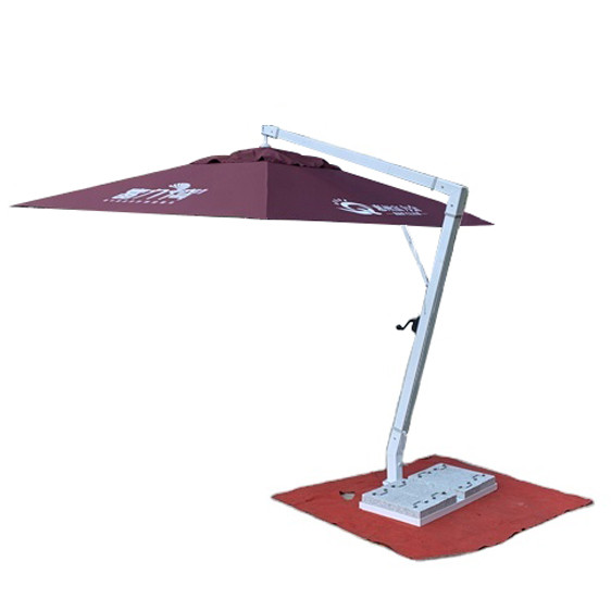 Buy Hanging Umbrella With Logo Custom Logo Prints Wholesale Cantilever ...