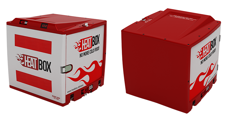 Buy Heatbox - Motorcycle Tail Box For Delivery Food With Self