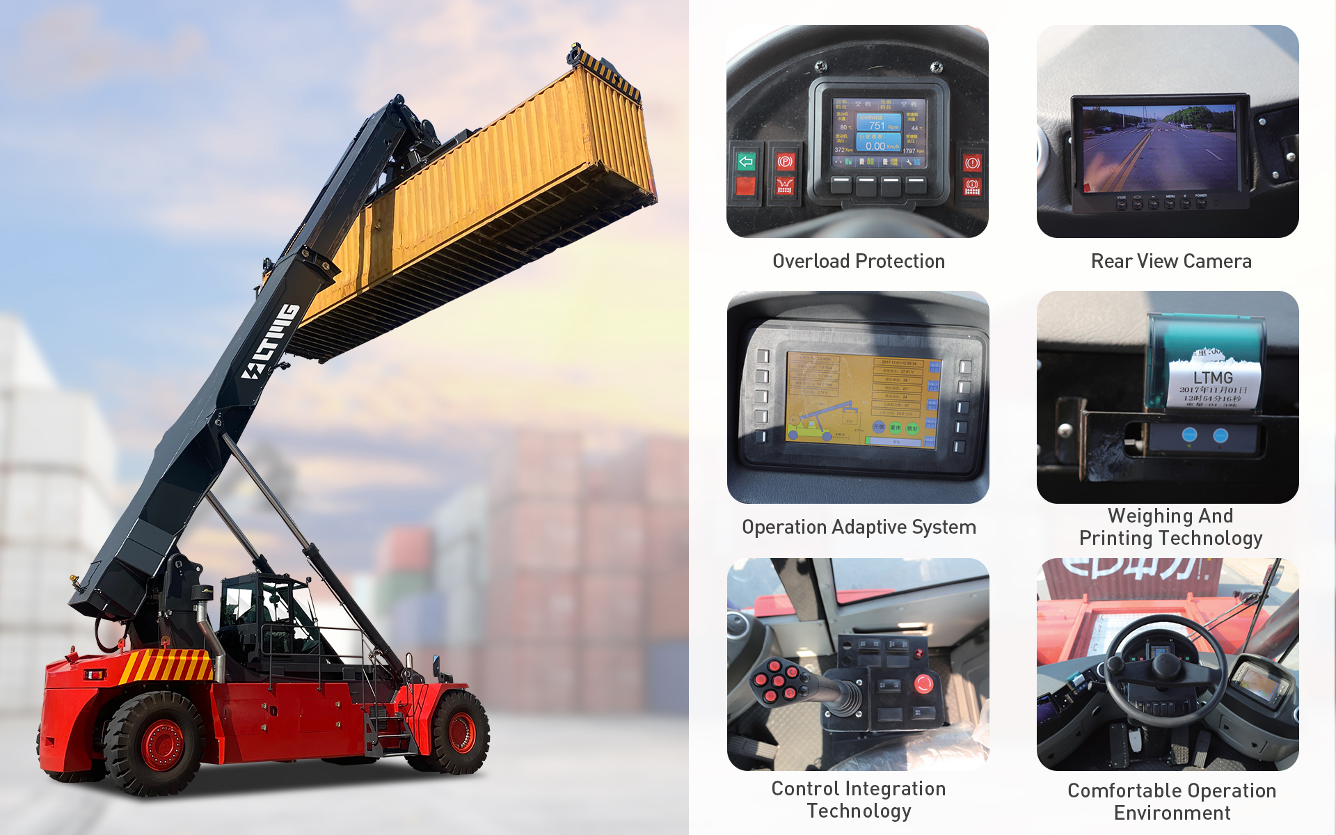 Buy Heavy Duty Good Condition Container Forklift 45 Ton Used Reach ...