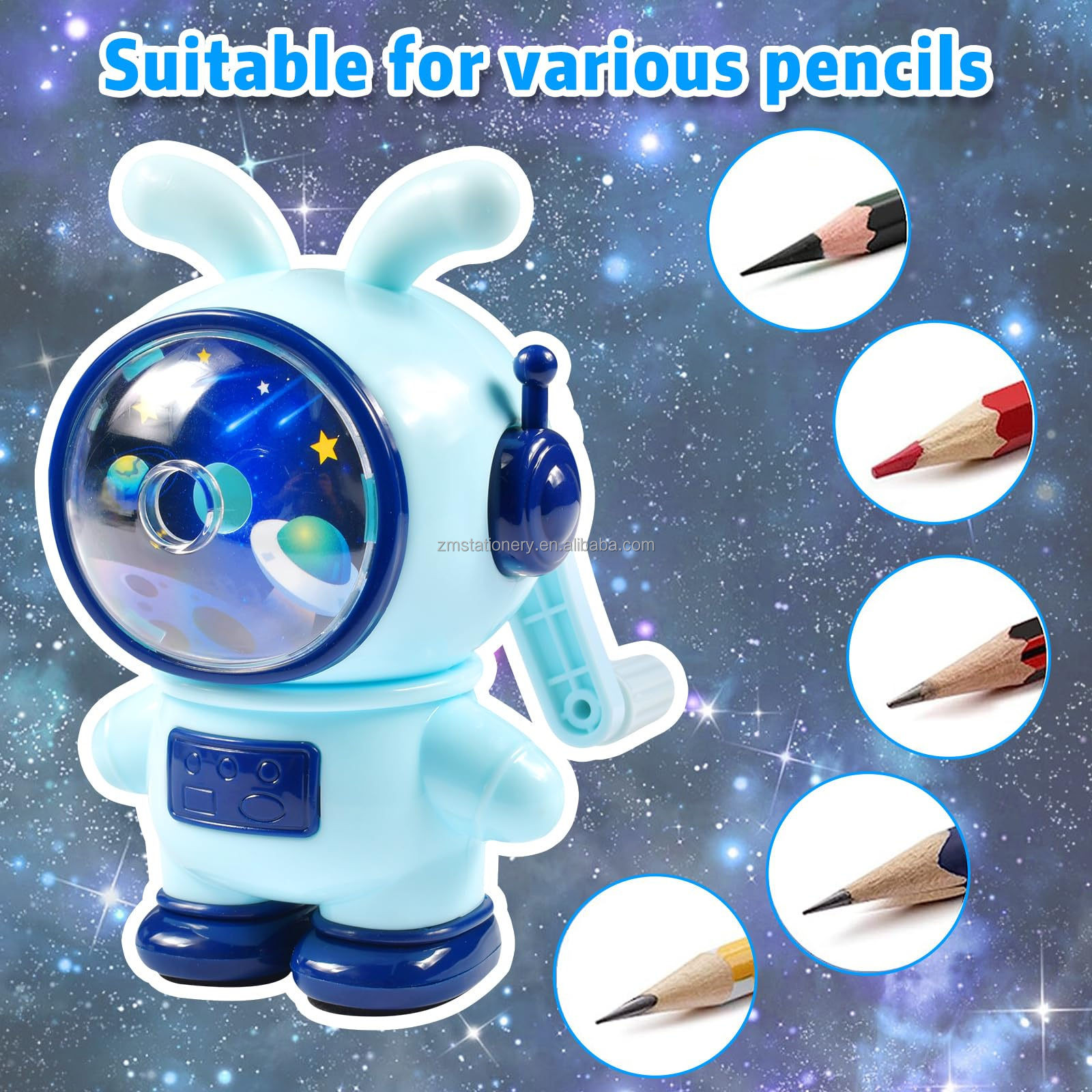 Shape Sharpener Color Buy High Capacity Desktop Pencil Sharpener Manual Astronaut Shape ...