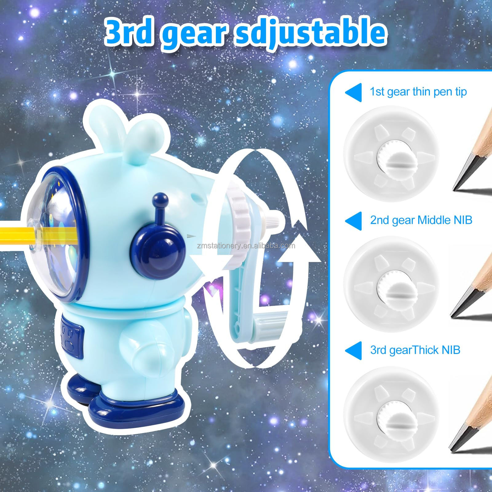 Shape Sharpener Color Buy High Capacity Desktop Pencil Sharpener Manual Astronaut Shape ...