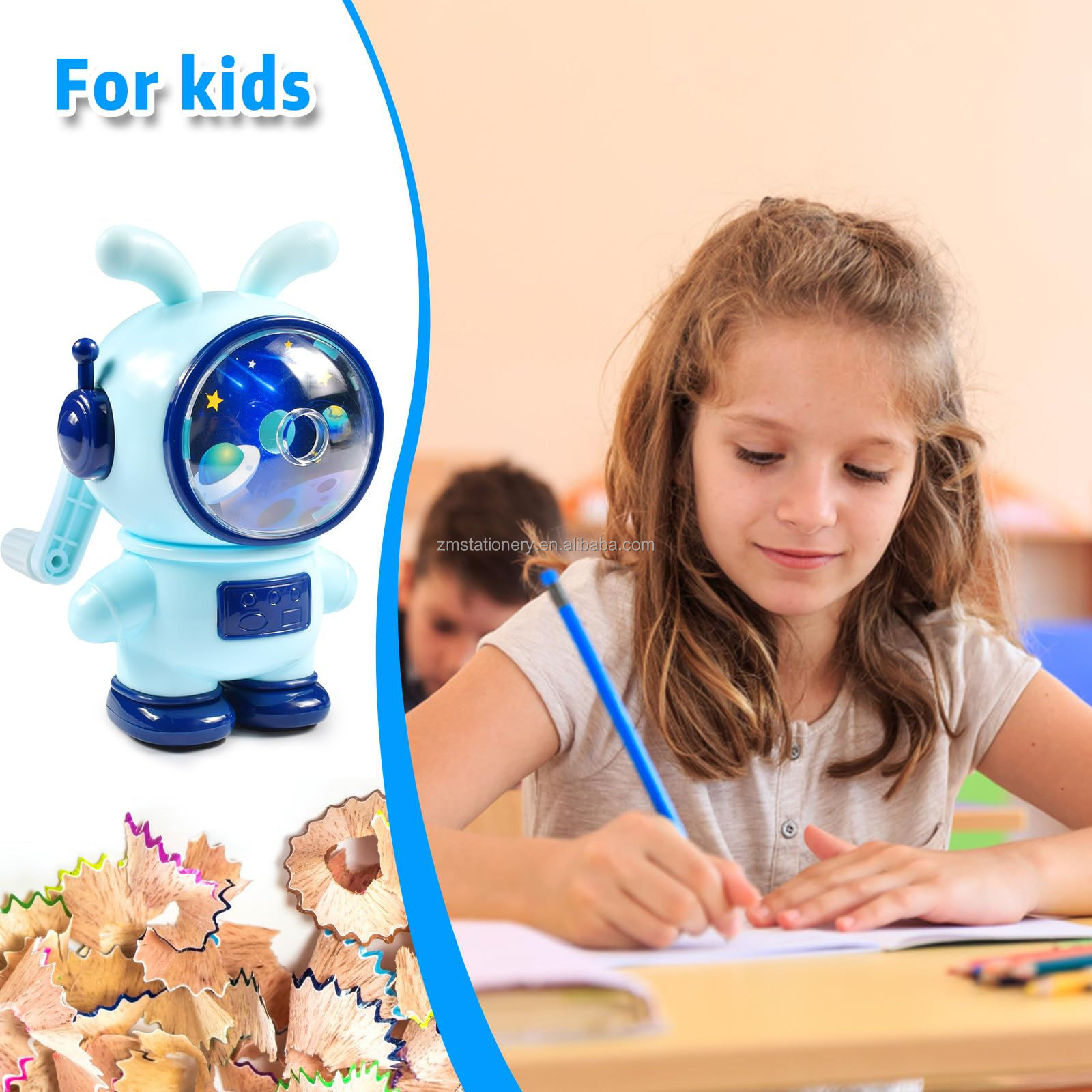 Shape Sharpener Color Buy High Capacity Desktop Pencil Sharpener Manual Astronaut Shape ...