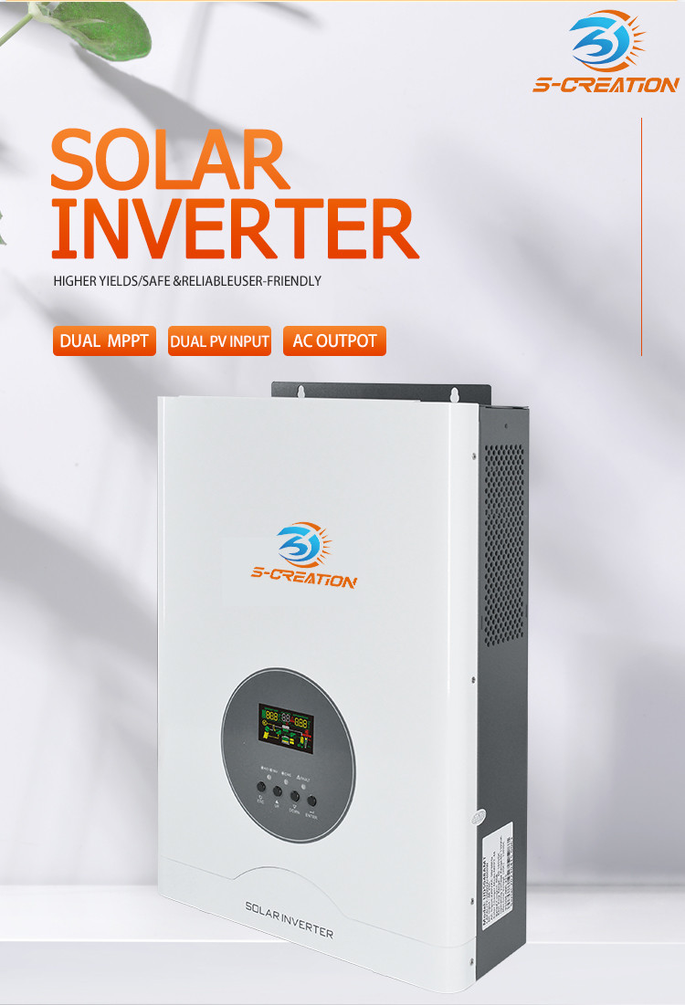 Buy High Frequency Off Grid Inverter With Built-in Mppt Pure Sine Wave ...