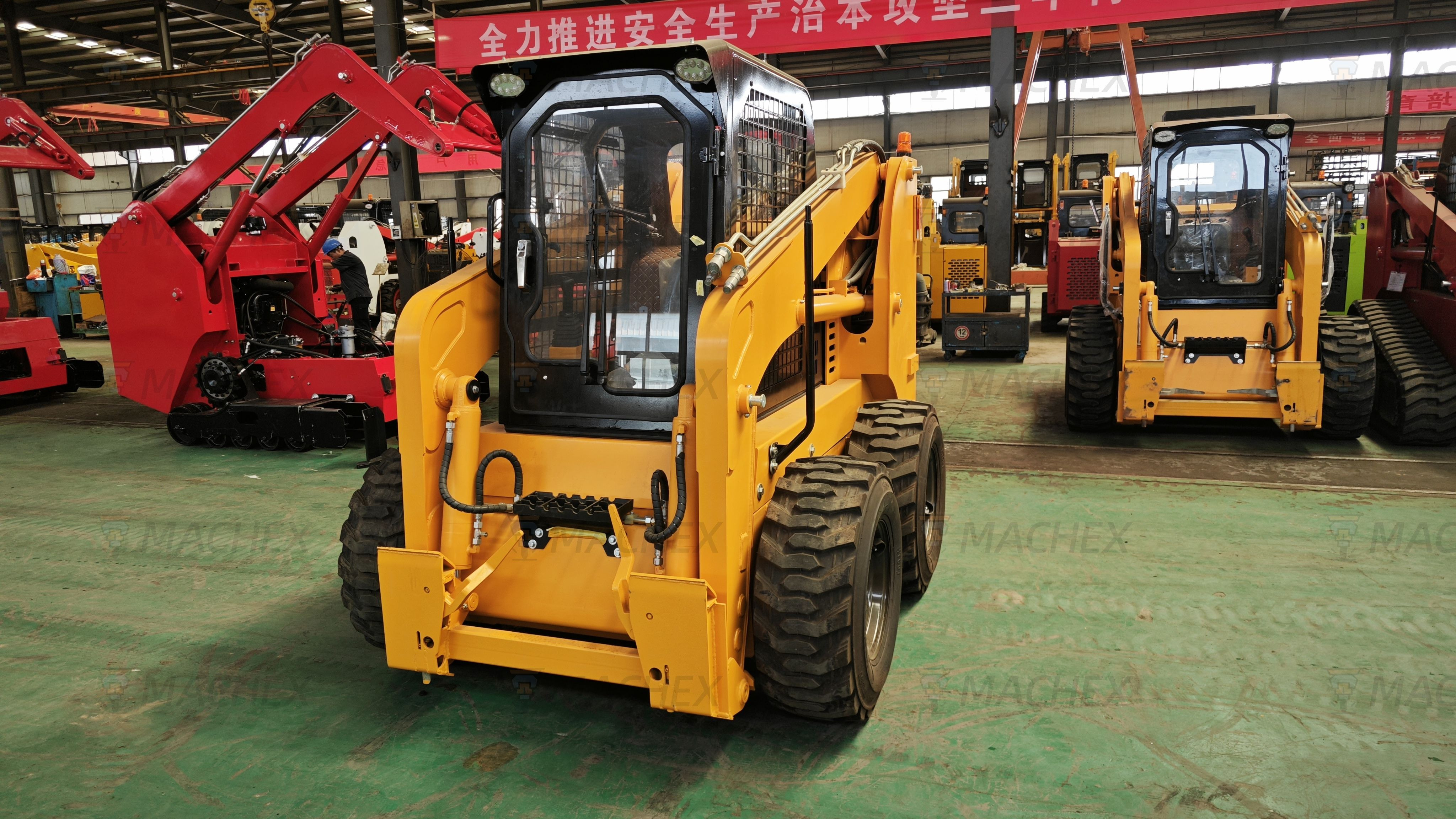Buy High Operating Efficiency Jc100 Skid Steer Loader With Attachments ...