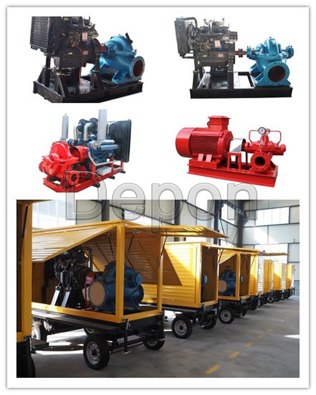 Buy High Pressure Horizontal Split Case Dewatering Pump Double Suction ...