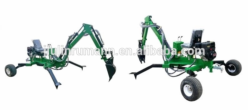 Buy High Quality 9hp Backhoe Wheel Loader Mini Excavator Towable ...