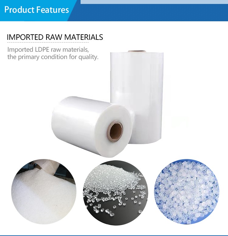 Buy High Quality Pe Clear Soft Stretch Wrapping High Quality Tear 