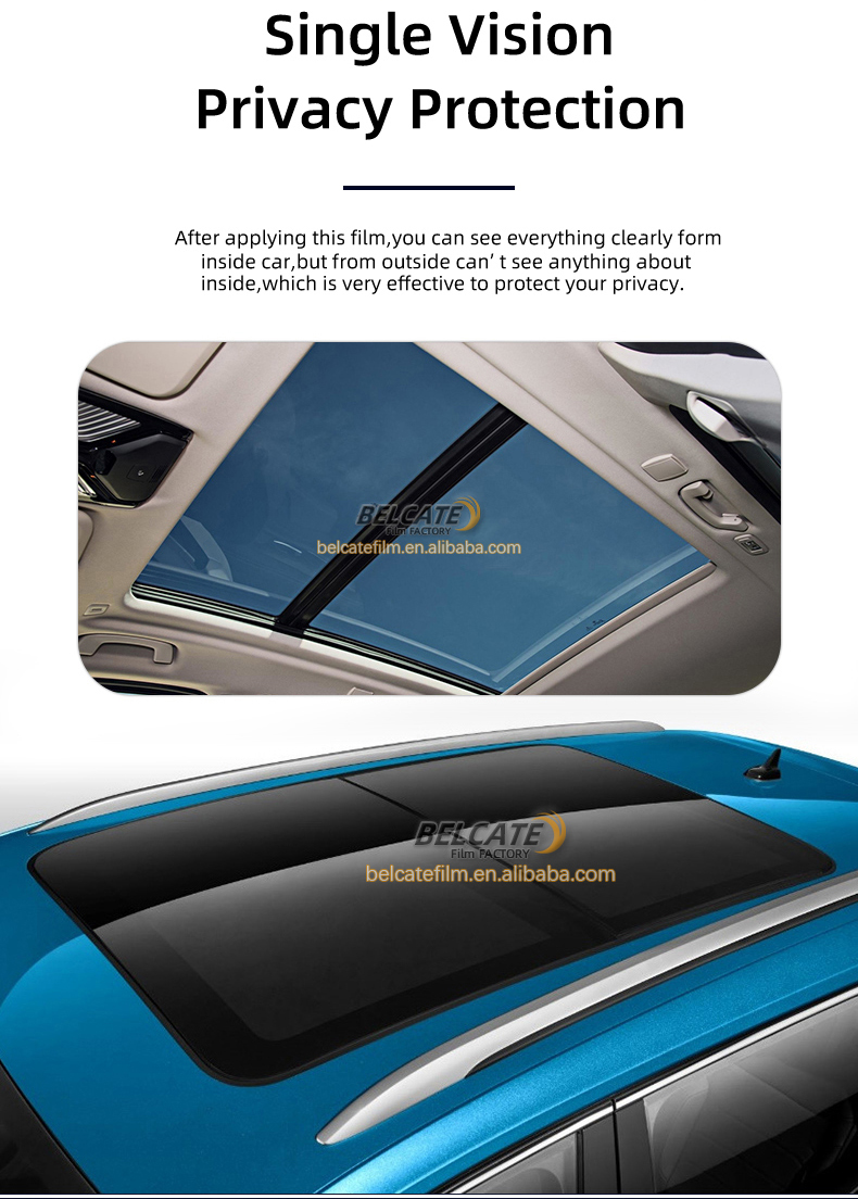 Buy High Uv Ray Block Tpu Car Roof Skylight Film Auto Window Glass ...