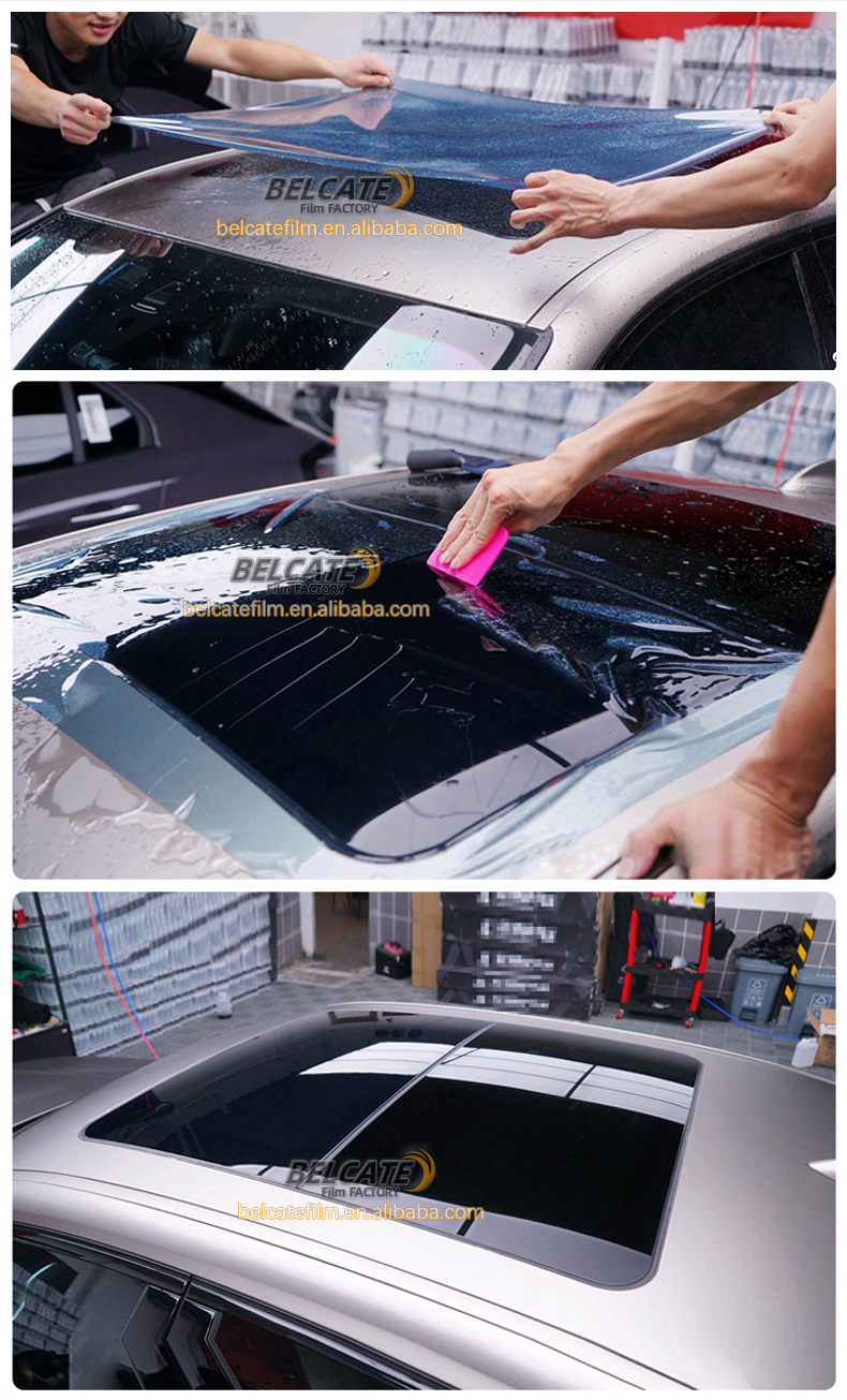 Buy High Uv Ray Block Tpu Car Roof Skylight Film Auto Window Glass ...
