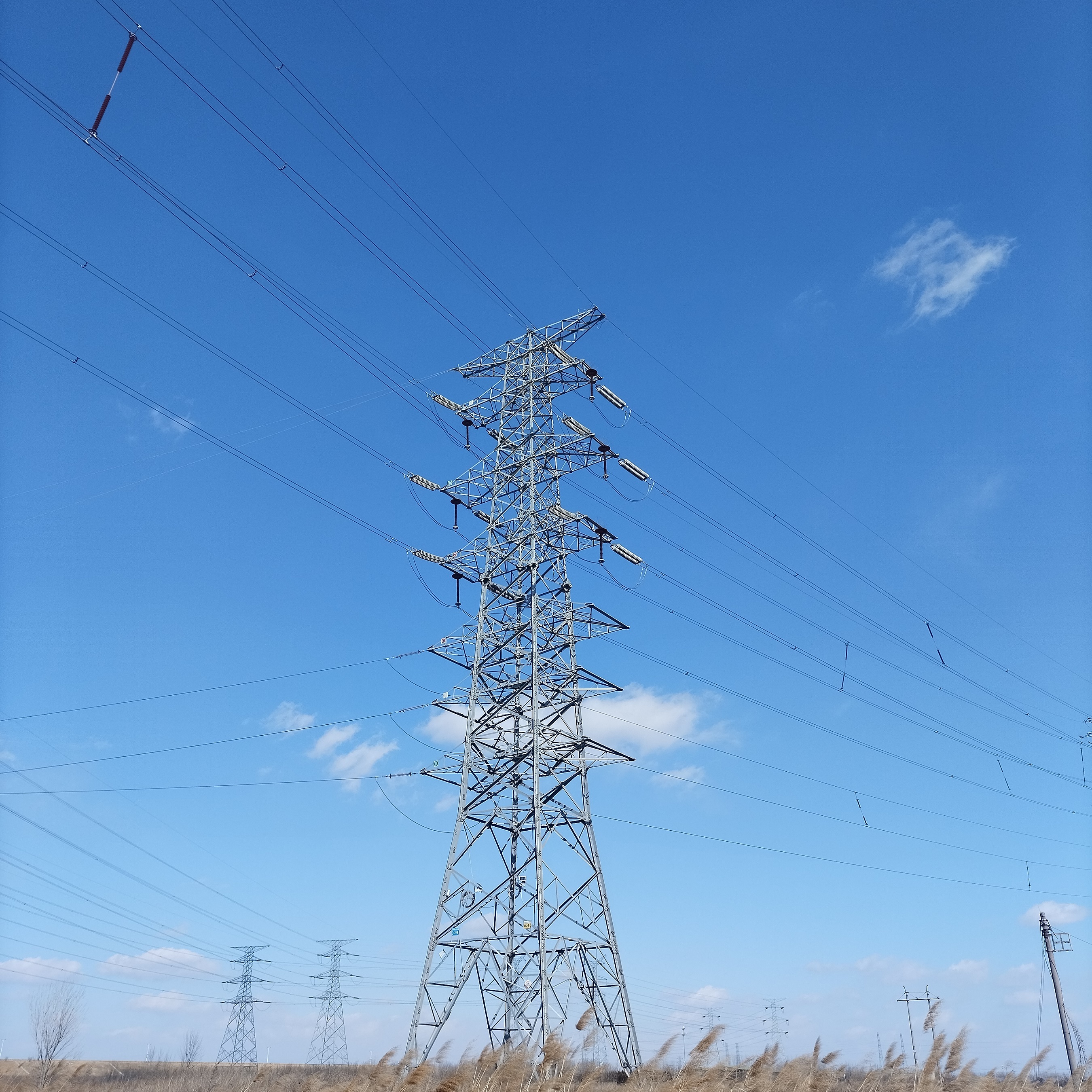Buy High Voltage 230kv 500kv Steel Monopole Transmission Line Angle ...