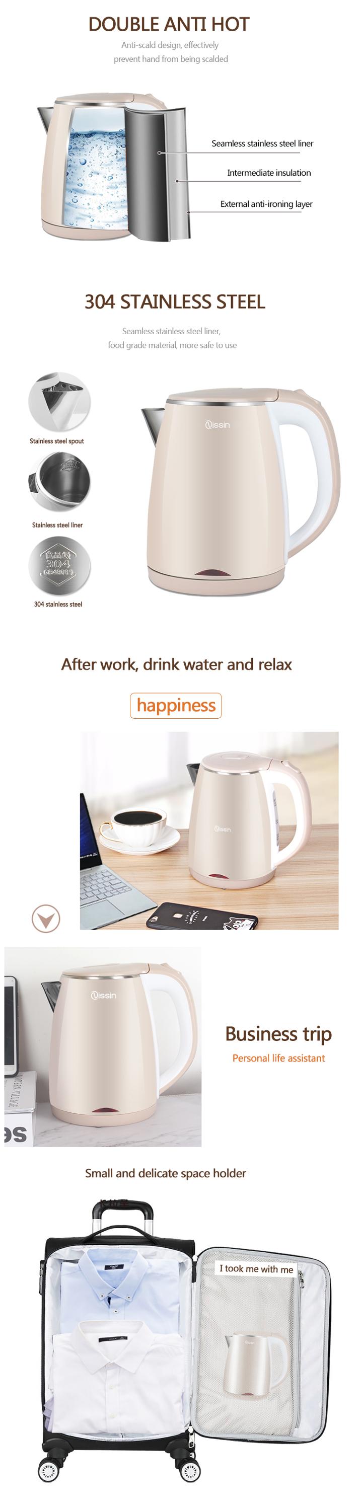 Stainless Steel Big Electric Tea Kettle on Sale Personal CB Cordless 1.8L  Fast Boil Water - China Specification Electric Water Kettle and Square  Electric Kettle Wholesale price