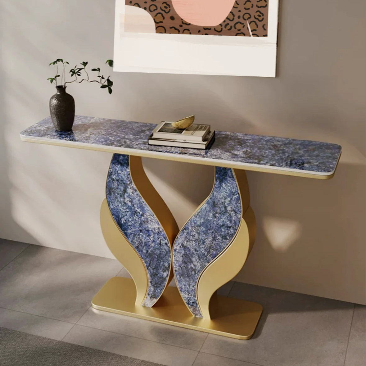Buy Hot Style Luxury Marble Hotel Lobby Entrance Table Foyer Furniture ...