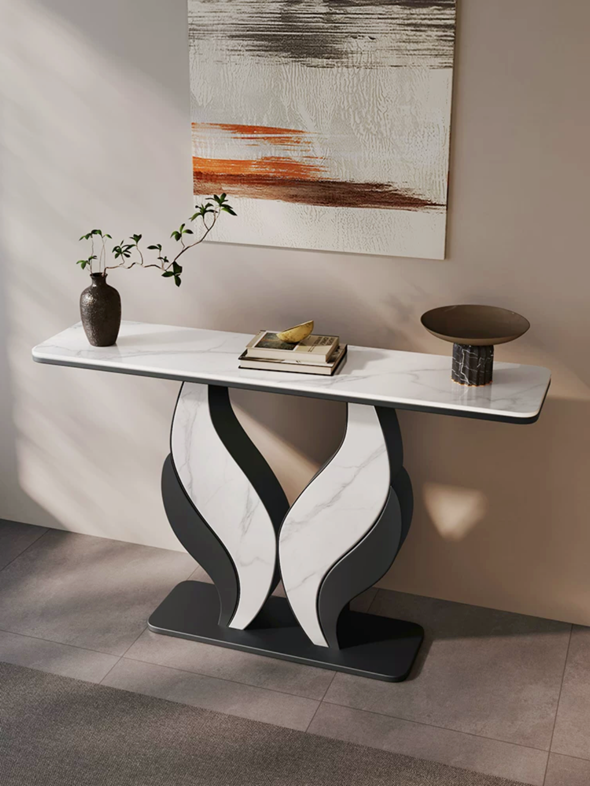Buy Hot Style Luxury Marble Hotel Lobby Entrance Table Foyer Furniture ...