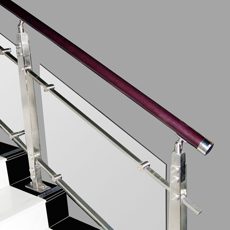 Buy Indoor Stair System Stainless Steel Column And Tempered Glass Railing Stair Box Railing
