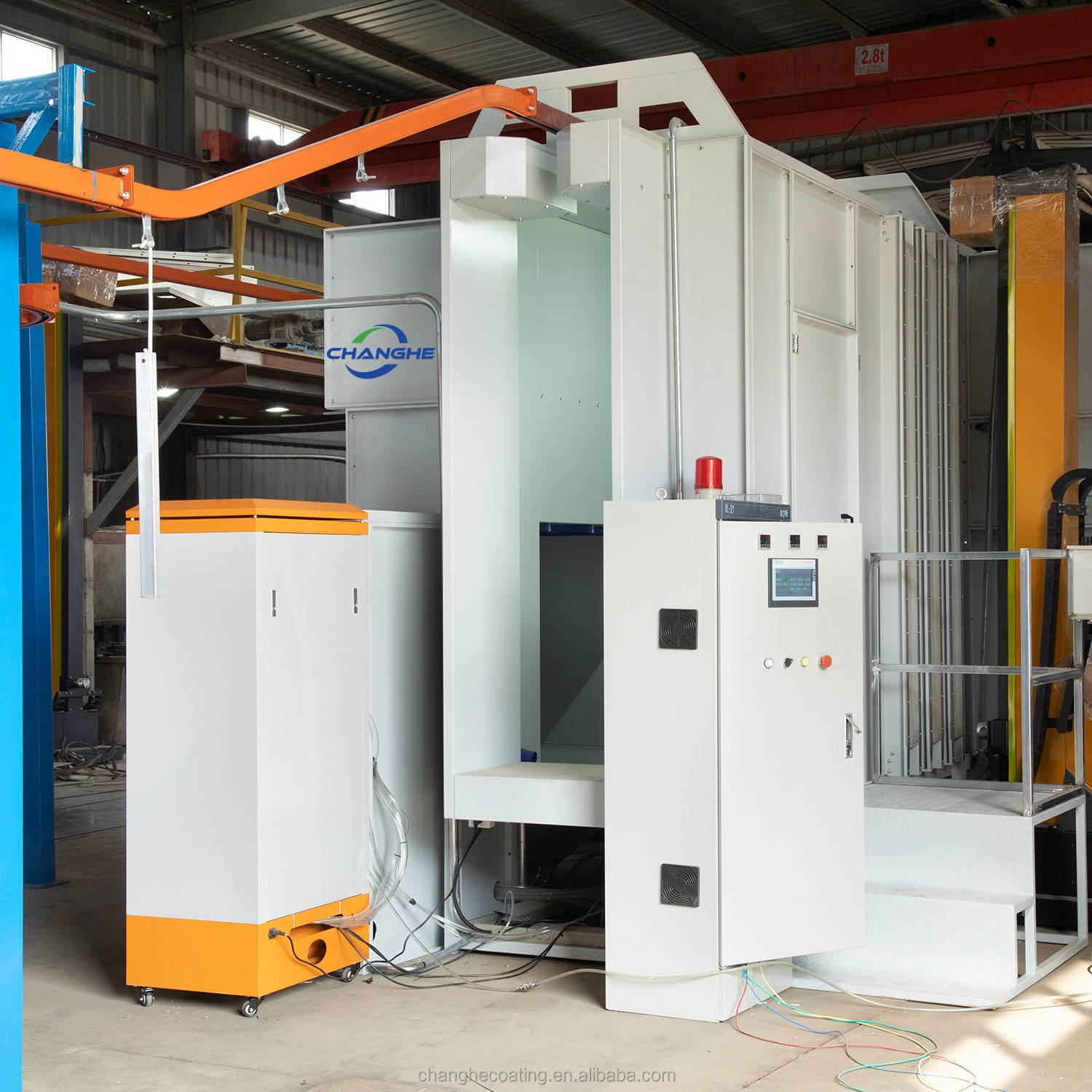 Buy Industrial Electrostatic Powder Coating Line Automatic Spray Paint ...