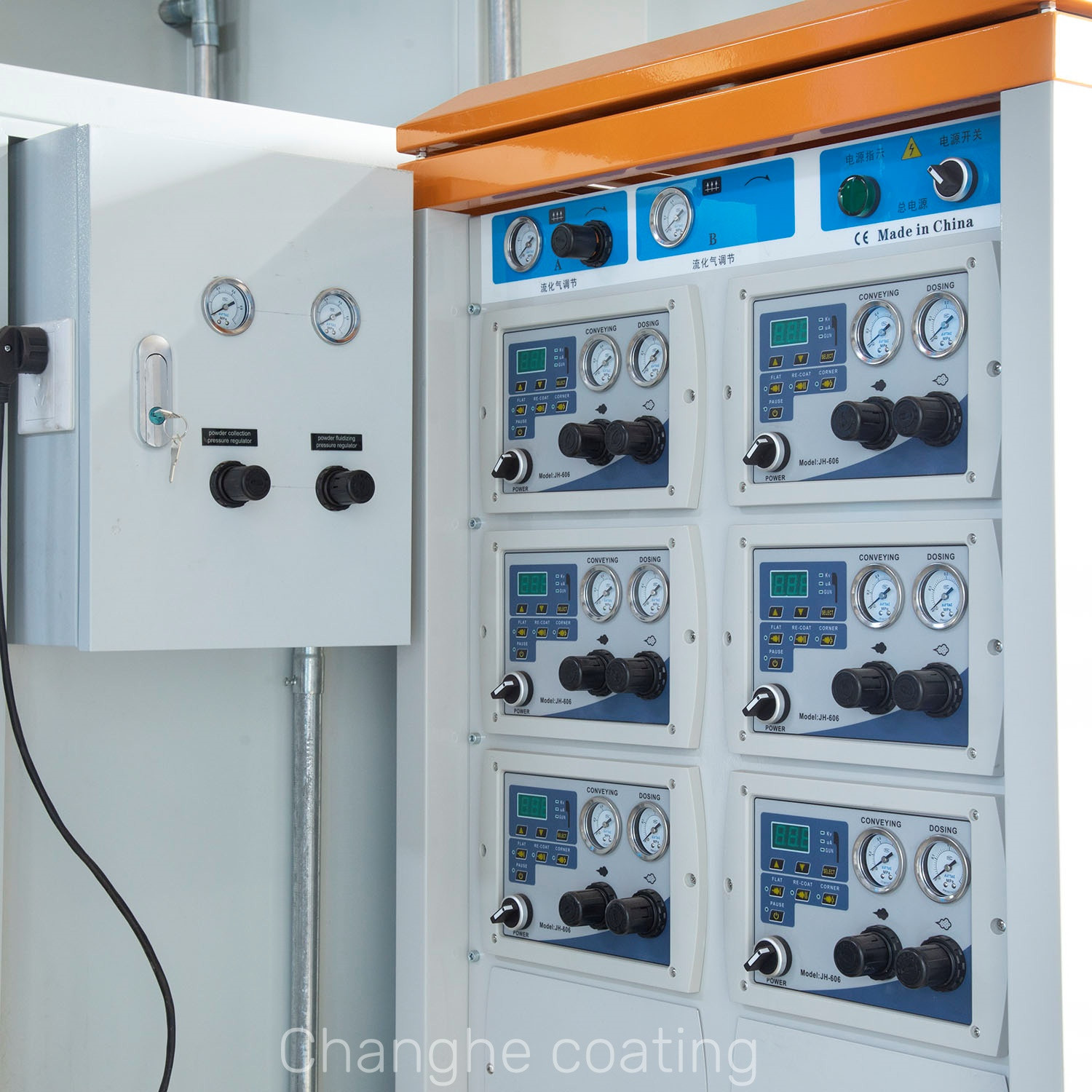 Buy Industrial Electrostatic Powder Coating Line Automatic Spray Paint ...